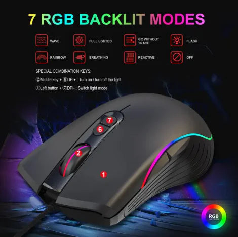 Glow Tech Gaming Mouse